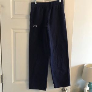 Boys Under Armour Navy cotton sweatpants